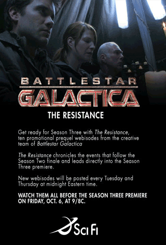 Battlestar Galactica: The Resistance poster