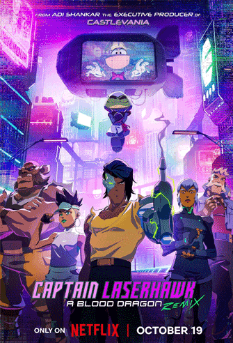 Captain Laserhawk: A Blood Dragon Remix poster