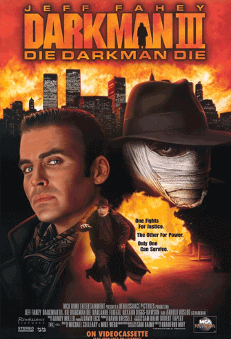 Darkman III: Die Darkman Die poster