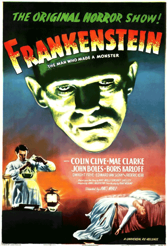 Frankenstein poster