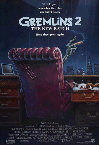 Gremlins 2: The New Batch poster