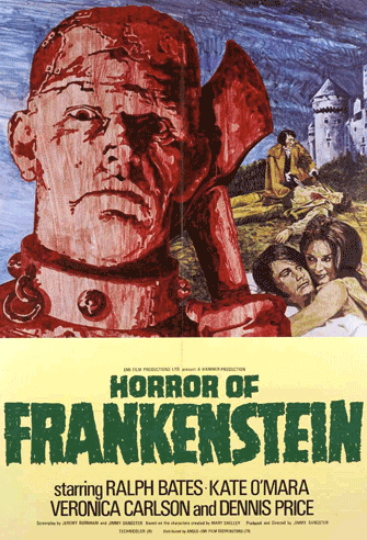 The Horror of Frankenstein poster