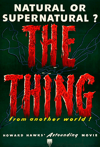 The Thing from Another World poster