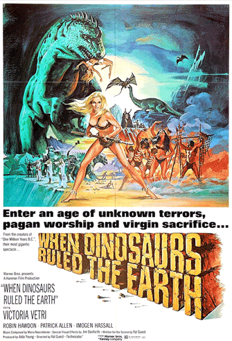 When Dinosaurs Ruled the Earth poster