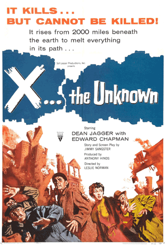 X the Unknown poster