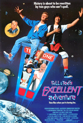 Bill & Ted's Excellent Adventure poster