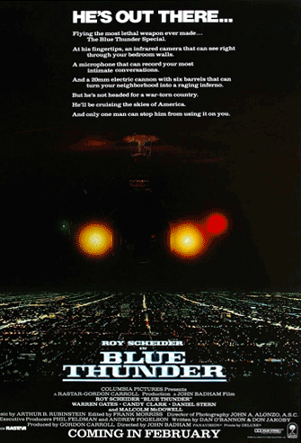 Blue Thunder poster