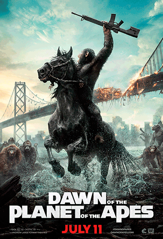 Dawn of the Planet of the Apes poster