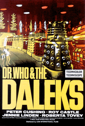 Dr. Who and the Daleks poster