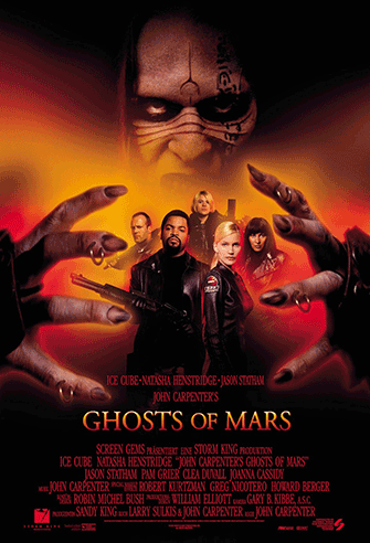 Ghosts of Mars poster