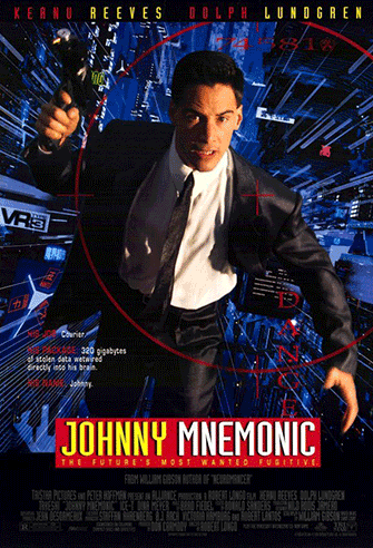 Johnny Mnemonic poster