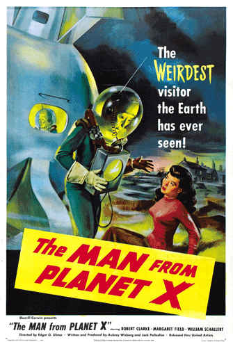 The Man from Planet X poster