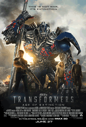 Transformers: Age of Extinction poster