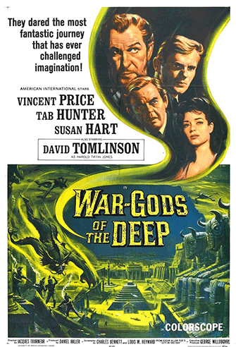 War-Gods of the Deep / City in the sea poster