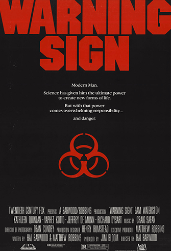 Warning Sign poster